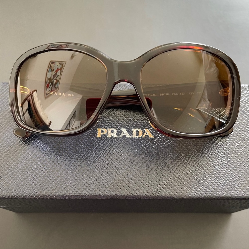 Prada Tortoise Polarized Sunglasses